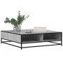Mesa centro madera ingeniería y metal gris Sonoma 100x100x30 cm de , Mesas de centro - Ref: Foro24-848777, Precio: 81,01 €, D...