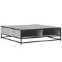 Mesa centro madera ingeniería y metal gris Sonoma 100x100x30 cm de , Mesas de centro - Ref: Foro24-848777, Precio: 81,01 €, D...