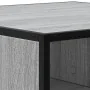 Mesa centro madera ingeniería y metal gris Sonoma 100x100x30 cm de , Mesas de centro - Ref: Foro24-848777, Precio: 81,01 €, D...