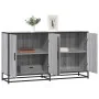 Aparador madera de ingeniería gris Sonoma 134x35x76 cm by , Sideboards - Ref: Foro24-3300818, Price: 140,11 €, Discount: %
