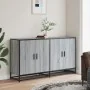 Aparador madera de ingeniería gris Sonoma 134x35x76 cm by , Sideboards - Ref: Foro24-3300818, Price: 140,11 €, Discount: %
