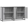 Aparador madera de ingeniería gris Sonoma 134x35x76 cm by , Sideboards - Ref: Foro24-3300818, Price: 140,11 €, Discount: %