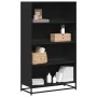 Estantería de madera de ingeniería negra 80,5x35x139 cm von , Bücherregale und Regale - Ref: Foro24-3300845, Preis: 113,76 €,...