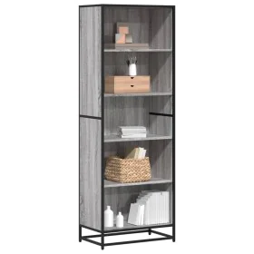 Estantería de madera de ingeniería gris Sonoma 60x35x170,5 cm by , Bookcases and shelves - Ref: Foro24-3300853, Price: 113,49...