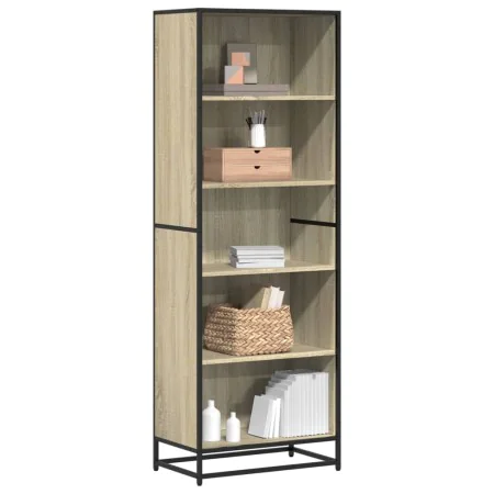 Estantería madera de ingeniería roble Sonoma 60x35x170,5 cm de , Librerías y estanterías - Ref: Foro24-3300851, Precio: 108,3...