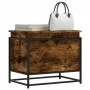Caja de almacenaje con tapa madera roble ahumado 60x40x51,5 cm by , Storage baskets - Ref: Foro24-848796, Price: 55,50 €, Dis...