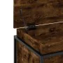 Caja de almacenaje con tapa madera roble ahumado 60x40x51,5 cm by , Storage baskets - Ref: Foro24-848796, Price: 55,50 €, Dis...