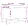 Caja de almacenaje con tapa madera roble ahumado 60x40x51,5 cm by , Storage baskets - Ref: Foro24-848796, Price: 55,50 €, Dis...