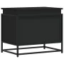 Caja almacenaje con tapa madera ingeniería negro 60x40x51,5 cm de , Cestas para almacenaje - Ref: Foro24-848794, Precio: 58,7...