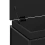 Caja almacenaje con tapa madera ingeniería negro 60x40x51,5 cm de , Cestas para almacenaje - Ref: Foro24-848794, Precio: 58,7...