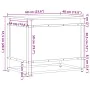 Caja almacenaje con tapa madera ingeniería negro 60x40x51,5 cm de , Cestas para almacenaje - Ref: Foro24-848794, Precio: 58,7...