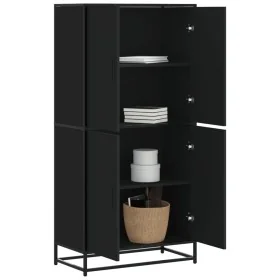Aparador alto madera de ingeniería negro 68x35x139 cm von , Sideboards - Ref: Foro24-3300830, Preis: 153,31 €, Rabatt: %
