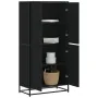 Aparador alto madera de ingeniería negro 68x35x139 cm by , Sideboards - Ref: Foro24-3300830, Price: 153,31 €, Discount: %