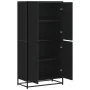 Aparador alto madera de ingeniería negro 68x35x139 cm by , Sideboards - Ref: Foro24-3300830, Price: 153,31 €, Discount: %