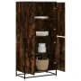 Aparador alto madera de ingeniería roble ahumado 68x35x139 cm von , Sideboards - Ref: Foro24-3300832, Preis: 129,09 €, Rabatt: %