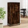 Aparador alto madera de ingeniería roble ahumado 68x35x139 cm von , Sideboards - Ref: Foro24-3300832, Preis: 129,09 €, Rabatt: %
