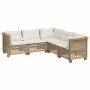 Juego de sofás jardín con cojines 5 pzas ratán sintético beige by , Garden sets - Ref: Foro24-3261826, Price: 443,01 €, Disco...
