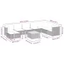 Set de sofás de jardín con cojines 9 pzas ratán sintético beige von , Gartensets - Ref: Foro24-3261961, Preis: 649,77 €, Raba...