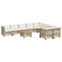 Juego de sofás jardín con cojines beige 10 pzas ratán sintético von , Gartensets - Ref: Foro24-3262012, Preis: 833,28 €, Raba...