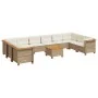 Set de sofás de jardín 11pzas con cojines ratán sintético beige de , Conjuntos de jardín - Ref: Foro24-3262027, Precio: 834,3...