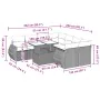 Set de sofás de jardín 9 pzas y cojines ratán sintético marrón von , Gartensets - Ref: Foro24-3268433, Preis: 669,46 €, Rabat...