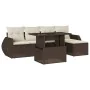 Set sofás de jardín 6 piezas y cojines ratán sintético marrón de , Conjuntos de jardín - Ref: Foro24-3268503, Precio: 439,71 ...