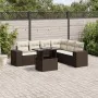 Juego de sofás de jardín 7 piezas con cojines ratán PE marrón von , Gartensets - Ref: Foro24-3269193, Preis: 533,69 €, Rabatt: %
