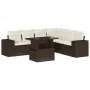 Juego de sofás de jardín 7 piezas con cojines ratán PE marrón von , Gartensets - Ref: Foro24-3269193, Preis: 533,69 €, Rabatt: %