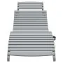 Tumbonas con mesa 2 unidades madera maciza de acacia gris by , Loungers - Ref: Foro24-3155469, Price: 276,88 €, Discount: %