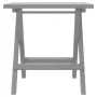 Tumbonas con mesa 2 unidades madera maciza de acacia gris by , Loungers - Ref: Foro24-3155469, Price: 276,88 €, Discount: %