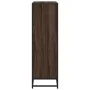 Estantería de madera y metal marrón roble 97,5x33x107,5 cm de , Librerías y estanterías - Ref: Foro24-3300864, Precio: 110,55...