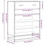 Zapatero de madera y metal marrón roble 75x38x97,5 cm de , Zapateros y organizadores de calzado - Ref: Foro24-3300879, Precio...