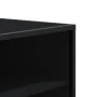 Zapatero de madera de ingeniería y metal negro 75x38x97,5 cm von , Schuhregale und Schuhorganisatoren - Ref: Foro24-3300870, ...