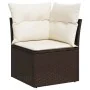 Set de sofás de jardín 10 pzas y cojines ratán sintético marrón von , Gartensets - Ref: Foro24-3269373, Preis: 713,48 €, Raba...