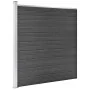 Panel de valla WPC negro 175x186 cm de vidaXL, Paneles de vallas - Ref: Foro24-148973, Precio: 237,40 €, Descuento: %