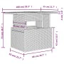Set comedor de jardín 5 piezas y cojines ratán sintético marrón by , Garden sets - Ref: Foro24-3268363, Price: 403,63 €, Disc...