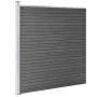 Schwarzes WPC-Zaunelement 175x186 cm von vidaXL, Zaunpaneele - Ref: Foro24-148973, Preis: 237,40 €, Rabatt: %