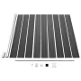 Schwarzes WPC-Zaunelement 175x186 cm von vidaXL, Zaunpaneele - Ref: Foro24-148973, Preis: 237,40 €, Rabatt: %