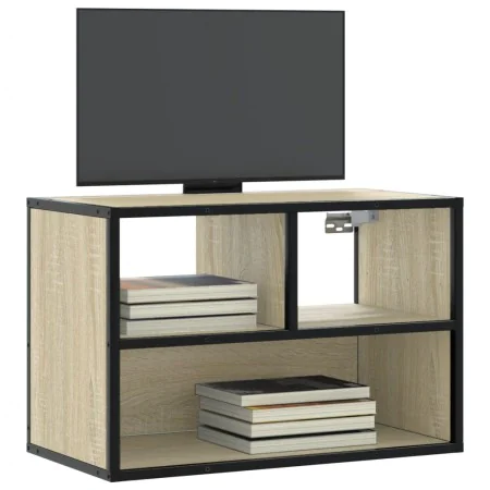 Mueble TV madera ingeniería y metal roble Sonoma 60x31x39,5 cm von , TV-Möbel - Ref: Foro24-848915, Preis: 33,46 €, Rabatt: %