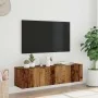 Mueble de TV de pared madera ingeniería envejecida 120x30x30 cm von , TV-Möbel - Ref: Foro24-856020, Preis: 77,66 €, Rabatt: %