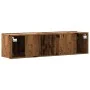 Mueble de TV de pared madera ingeniería envejecida 120x30x30 cm von , TV-Möbel - Ref: Foro24-856020, Preis: 77,66 €, Rabatt: %