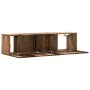 Mueble de TV de pared madera ingeniería envejecida 120x30x30 cm von , TV-Möbel - Ref: Foro24-856020, Preis: 77,66 €, Rabatt: %