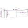 Mueble de TV de pared madera ingeniería envejecida 120x30x30 cm von , TV-Möbel - Ref: Foro24-856020, Preis: 77,66 €, Rabatt: %