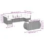 Set de sofás de jardín 9 pzas y cojines ratán sintético marrón by , Garden sets - Ref: Foro24-3254160, Price: 619,68 €, Disco...
