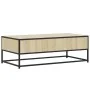 Mesa de centro madera ingeniería metal roble Sonoma 100x50x35cm de , Mesas de centro - Ref: Foro24-848780, Precio: 83,89 €, D...