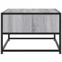 Mesa de centro madera ingeniería metal gris Sonoma 100x50x35 cm de , Mesas de centro - Ref: Foro24-848782, Precio: 86,45 €, D...