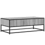 Mesa de centro madera ingeniería metal gris Sonoma 100x50x35 cm de , Mesas de centro - Ref: Foro24-848782, Precio: 86,45 €, D...