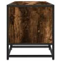 Mueble TV metal y madera ingeniería roble humo 160x35x41 cm by , TV Furniture - Ref: Foro24-848846, Price: 106,37 €, Discount: %