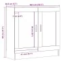 Estantería madera ingeniería madera envejecida 82,5x30,5x80 cm de , Librerías y estanterías - Ref: Foro24-856146, Precio: 68,...