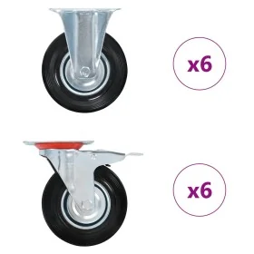 Ruedas 12 unidades 125 mm by , Material handling - Ref: Foro24-278047, Price: 118,35 €, Discount: %